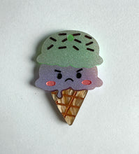 Load image into Gallery viewer, Grumpy Ice Cream ID Tag