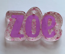 Load image into Gallery viewer, Chunky Glitter: Personalized Pet Name Tag