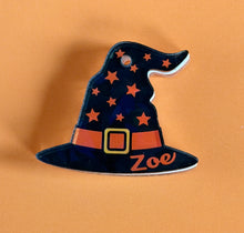 Load image into Gallery viewer, Witches Hat: Personalized Pet Name Tag