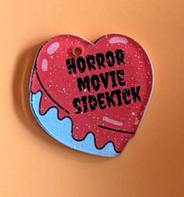Load image into Gallery viewer, Spooky Movie Character Hearts: Pet ID Tag