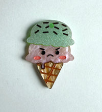 Load image into Gallery viewer, Grumpy Ice Cream ID Tag
