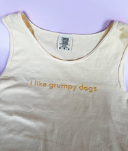 Load image into Gallery viewer, I Like Grumpy Dogs Embroidered Tank Top
