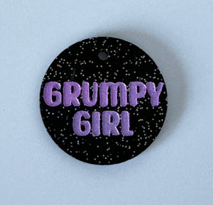 Grumpy Boy/Girl Acrylic Tag