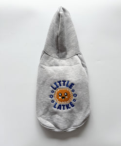 Little Latke Embroidered Dog Hoodie