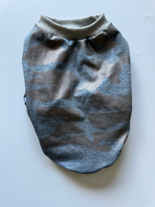 Blue & Gray Camo Long Sleeve Shirt