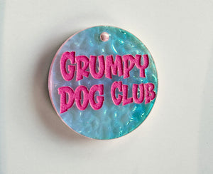 Grumpy Dog Club ID Tag