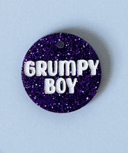 Load image into Gallery viewer, Grumpy Boy/Girl Acrylic Tag
