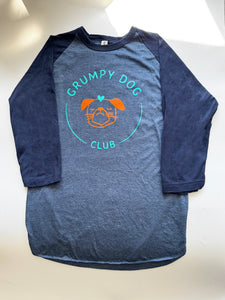 Grumpy Dog Club Unisex Raglan Style Shirt