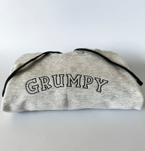 Load image into Gallery viewer, Grumpy College Lettering Embroidered Unisex Hoodie
