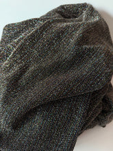 Load image into Gallery viewer, Black fabric with tiny multicolor sparkles
