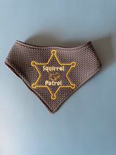 Load image into Gallery viewer, Squirrel Patrol Embroidered Bandana
