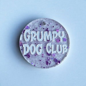 Grumpy Dog Club ID Tag