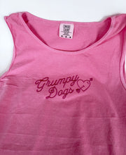 Load image into Gallery viewer, Grumpy Dog Love Embroidered Tank Top

