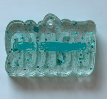 Load image into Gallery viewer, Chunky Glitter:  Personalized Pet Name Tag
