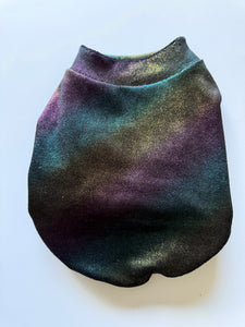 Metallic Black Long Sleeve Sweatshirt