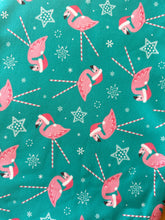 Load image into Gallery viewer, Holiday Flamingo Raglan Style Shirt
