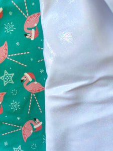 Holiday Flamingo Raglan Style Shirt