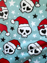 Load image into Gallery viewer, Christmas Skulls Fleece Hoodie
