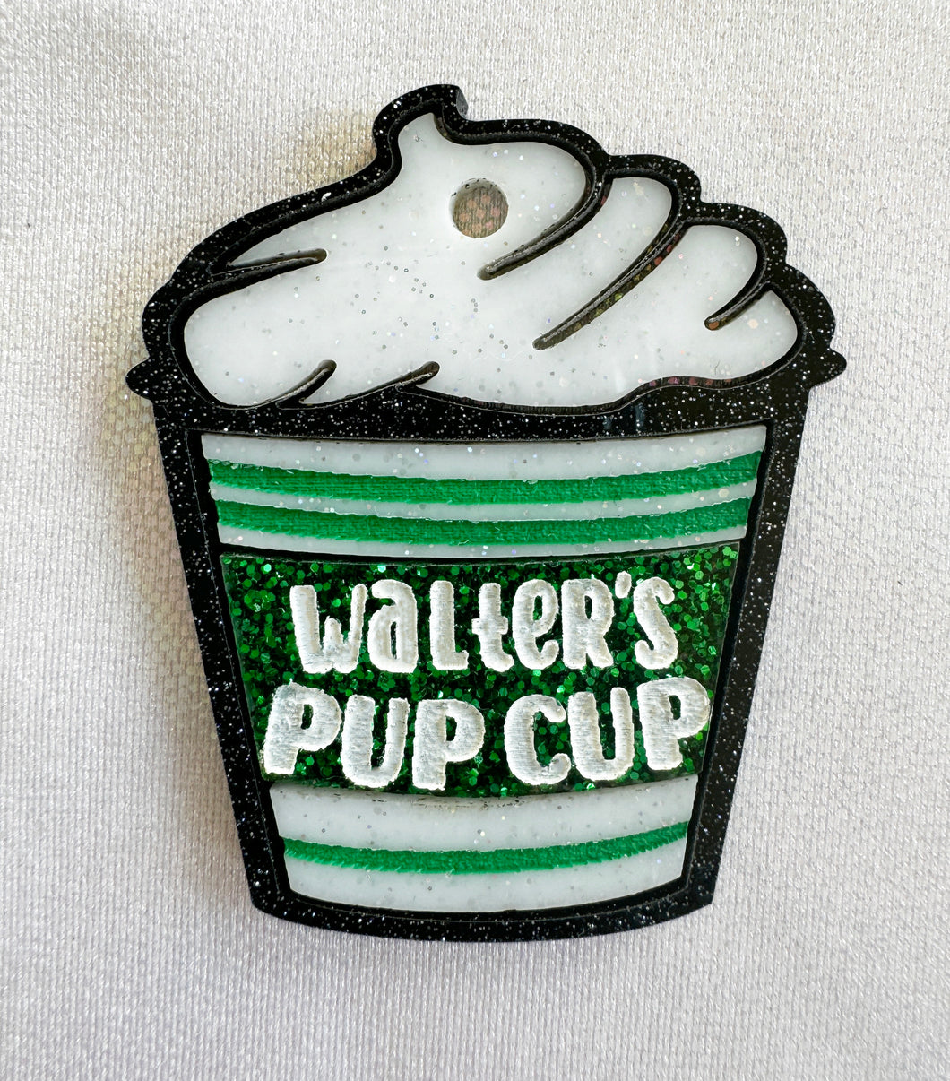 Pup Cup Dog Tag