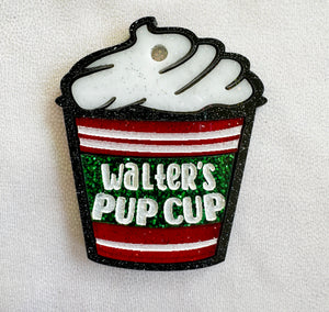 Pup Cup Dog Tag