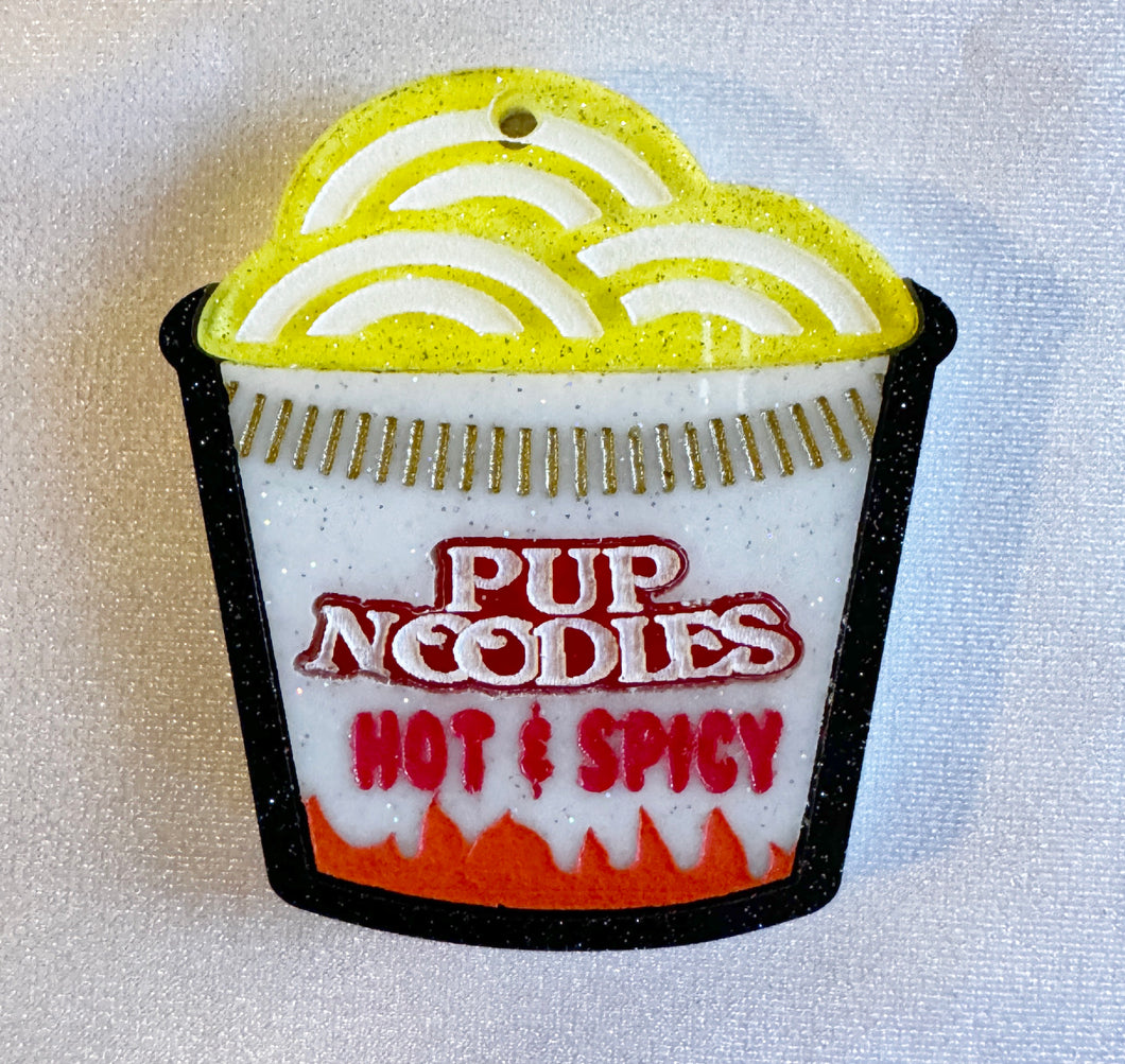 Hot & Spicy Pup Noodles Dog Tag