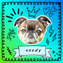 Load image into Gallery viewer, Doodles Portrait Keychain/Bag Charm
