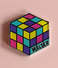 Load image into Gallery viewer, 80s Cube Game: Personalized Pet Name Tag
