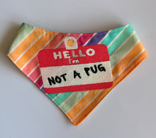 Load image into Gallery viewer, Hello I'm... Embroidered Bandana
