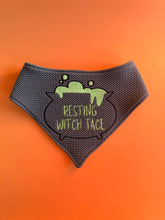 Load image into Gallery viewer, Resting Witch Face Embroidered Bandana
