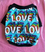 Load image into Gallery viewer, Rainbow Love Raglan Style Shirt
