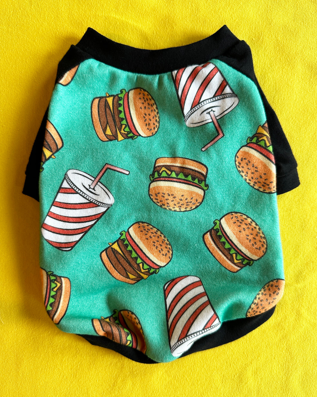 Burgers & Shakes Raglan Style Shirt