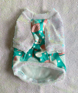 Sequin Snowcone Raglan Style Shirt
