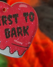 Load and play video in Gallery viewer, Spooky Movie Character Hearts: Pet ID Tag
