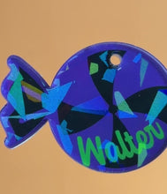 Load and play video in Gallery viewer, Halloween Candy:  Personalized Pet Name Tag
