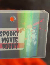 Load and play video in Gallery viewer, Spooky Movie Night VHS: Pet ID Tag

