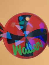 Load and play video in Gallery viewer, Halloween Candy:  Personalized Pet Name Tag

