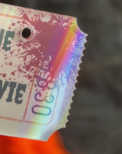 Load and play video in Gallery viewer, Horror Movie Ticket Stub: Pet ID Tag
