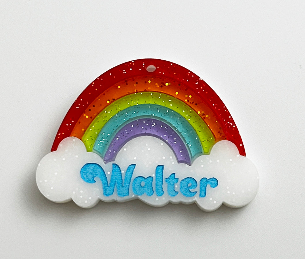 Over the Rainbow Name Tag