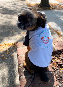 Grumpy Dog Club Raglan Style Dog Shirt