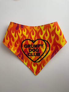 Grumpy Dog Club Embroidered Bandana
