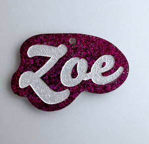Glitter Name Tags