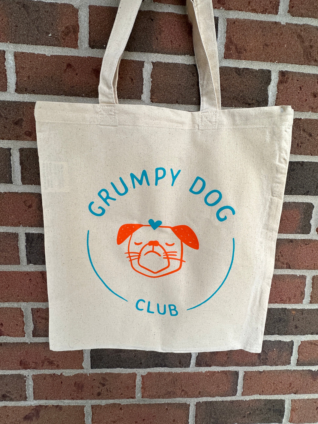 Grumpy Dog Club Canvas Tote Bag