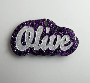 Glitter Name Tags