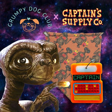 Load image into Gallery viewer, Grumpy Dog Club x Captain&#39;s Supply Co Collab: Phone Home Bandana
