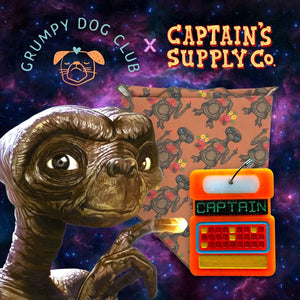 Grumpy Dog Club x Captain's Supply Co Collab: Phone Home Bandana