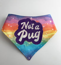 Load image into Gallery viewer, Not a Pug Embroidered Bandana
