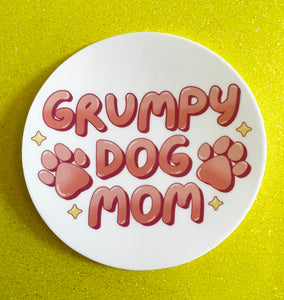 Grumpy Dog Mom Sticker